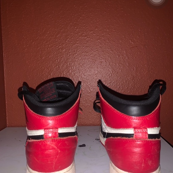 jordan 1 bred toes size 7 i’ll accept offers - Picture 5 of 9